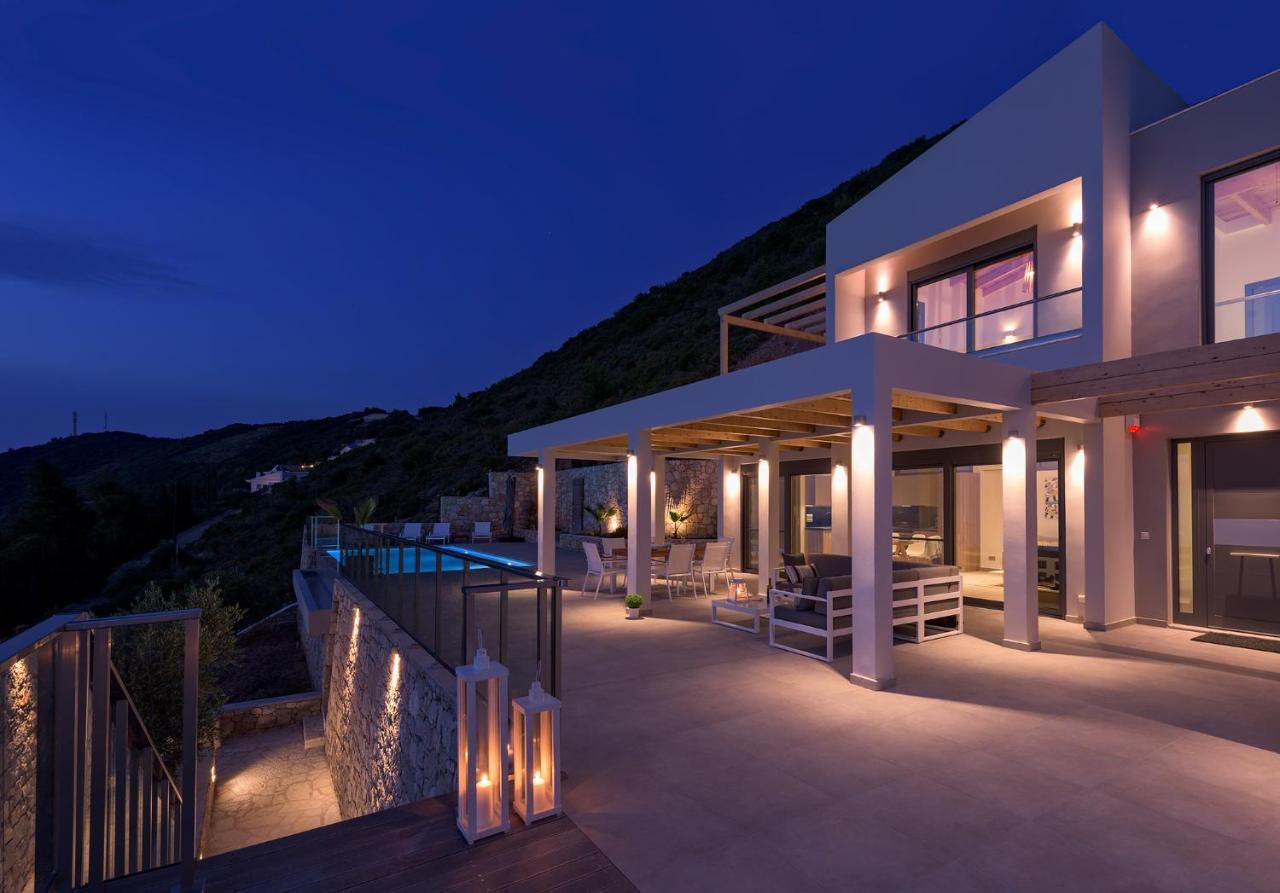 Kathisma Bay Villas - Luxury Villas- Villa Oceanos Kalamítsi 外观 照片