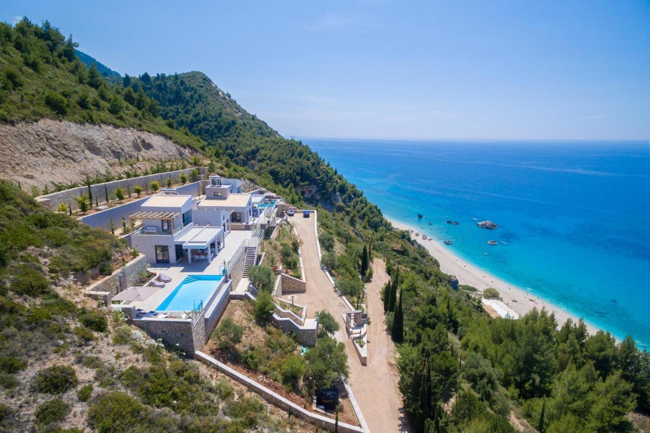 Kathisma Bay Villas - Luxury Villas- Villa Oceanos Kalamítsi 外观 照片