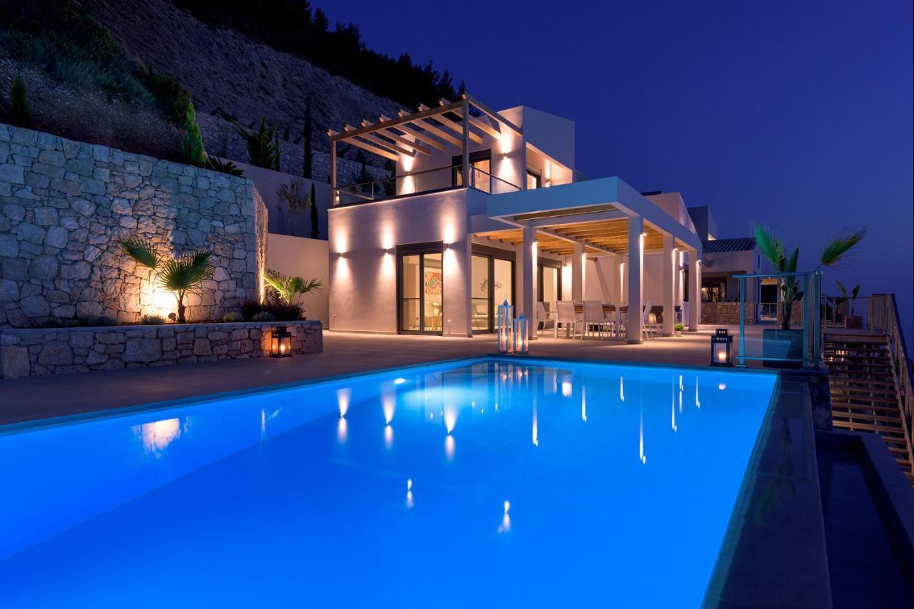 Kathisma Bay Villas - Luxury Villas- Villa Oceanos Kalamítsi 外观 照片