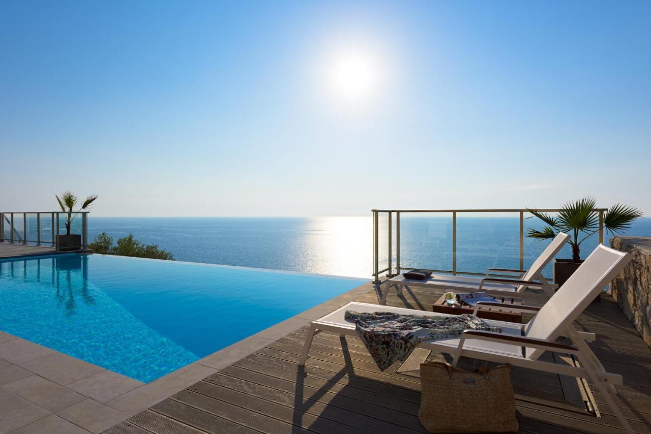 Kathisma Bay Villas - Luxury Villas- Villa Oceanos Kalamítsi 外观 照片
