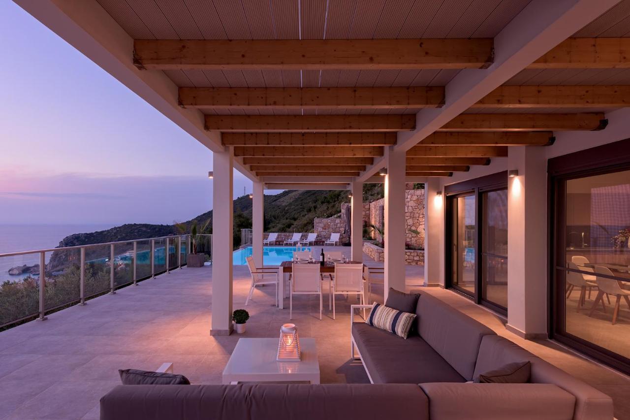 Kathisma Bay Villas - Luxury Villas- Villa Oceanos Kalamítsi 外观 照片