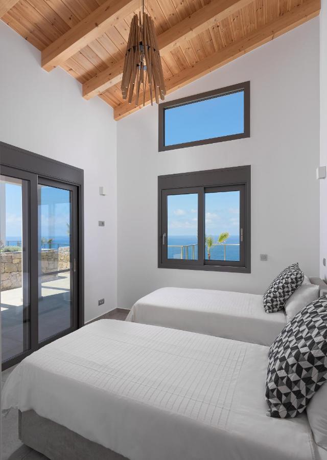 Kathisma Bay Villas - Luxury Villas- Villa Oceanos Kalamítsi 外观 照片