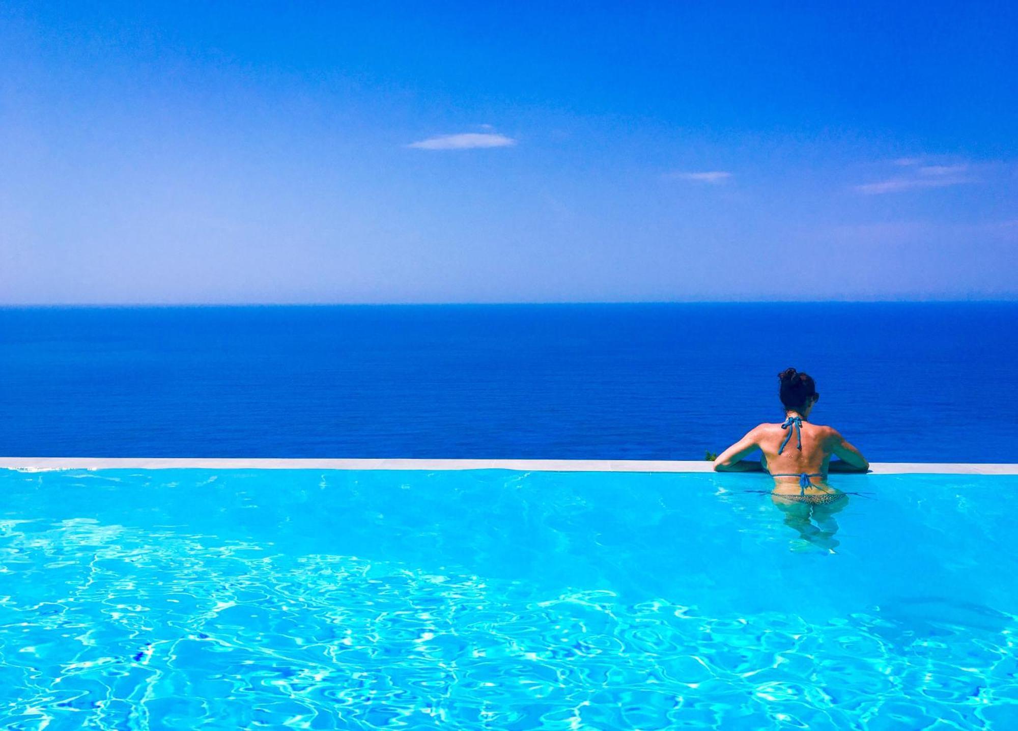Kathisma Bay Villas - Luxury Villas- Villa Oceanos Kalamítsi 外观 照片