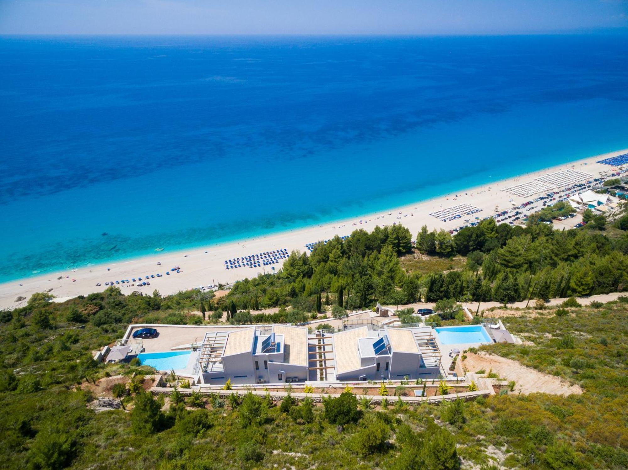 Kathisma Bay Villas - Luxury Villas- Villa Oceanos Kalamítsi 外观 照片